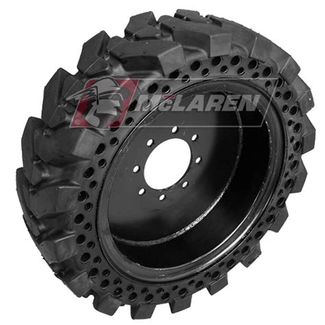 mclaren skid steer wheels|12x16.5 solid skid steer tires.